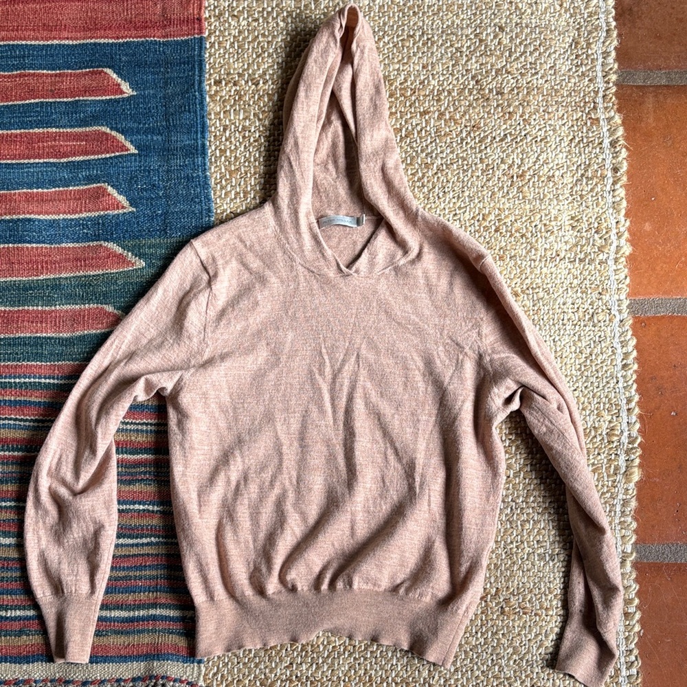 Peter Millar Women's Hooded Wool Sweater in Dusty Pink